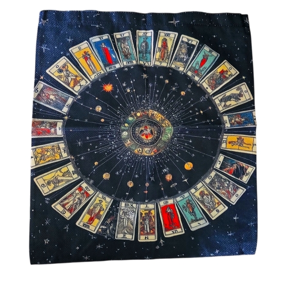 Black Tarot Card Tote Bag - Picture 3 of 3